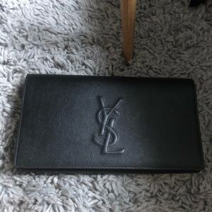YSL black clutch